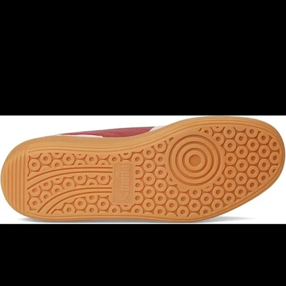 PUMA Women's Palermo Sneakers Rose Mauve/Dark Crimson - Retro Style, Suede Upper - Picture 5 of 10